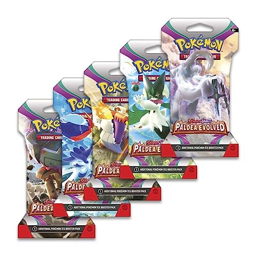 Enigma Distribution Benelux B.V., nl_toys, ENPMN Pokémon Trading Card Game Scarlet & Violet Paldea Evolved Sleeved Booster