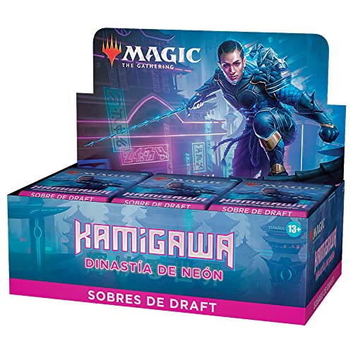 Magic The Gathering Draft enveloppen Kamigawa, Neon, 36 enveloppen, versie in het Spaans, C92111050