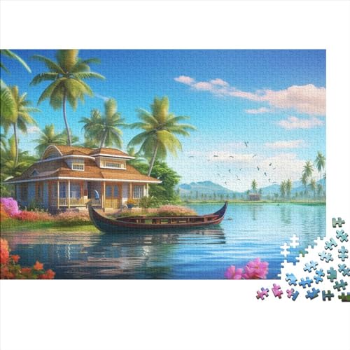 PMVCFRXA Vakantiebessen, puzzel met 300 stukjes, puzzel voor volwassenen, vakantiebessen, van hout, familiedecoratie, 300 stuks (40 x 28 cm)