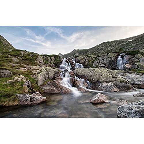 IGHSNZUH Puzzel 1000 Stukjes Natuurlijke Schoonheid, Rivier, Frankrijk, Pyreneeën/Laei125/52 * 38 Cm