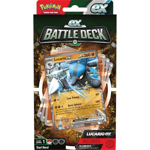 Enigma Distribution Benelux B.V., nl_toys, ENPMN Pokémon Trading Card Game Ex Battle Decks Lucario of Ampharos