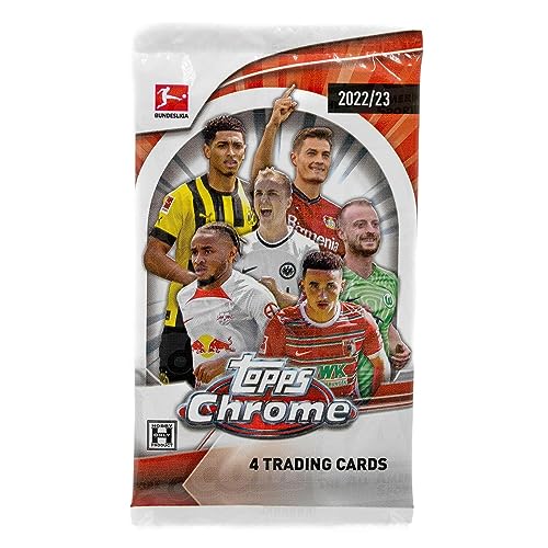 Topps 2022/23  Chrome Bundesliga Voetbal (voetbal) Hobby Pack