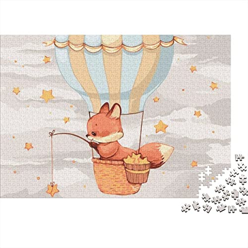 NIXNUT Illustratie Puzzel, illustratie Cartoon Leuke Puzzel 1000 Stukjes, 1000 Stuk Puzzels Cadeau voor Volwassenen, Woondecoratie Puzzel 1000 stuks (75x50cm)