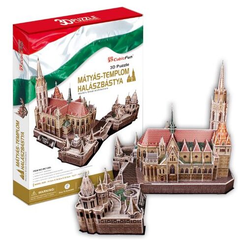 CubicFun 3D-puzzel "Matthias-kerk Boedapest