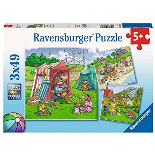 Ravensburger Kinderpuzzle Regenerative Energien 3x49 Teile Puzzle für Kinder ab 5 Jahren