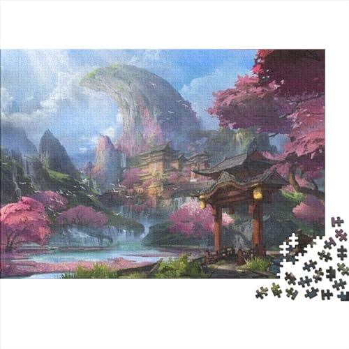 JNBCRTYEU Dream 500 puzzelspellen voor volwassenen, 500 geschenken fantasy wonderland puzzel voor volwassenen, spelletjes, huispuzzel 500 stuks (52 x 38 cm)