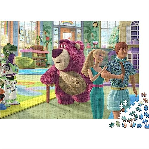 ROCILA 1000 stuks Toy Story Multi Colour Puzzel, educatieve puzzel, cadeau, verpakking animatie, animatie, cartoon, 1000 stuks (75 x 50 cm)