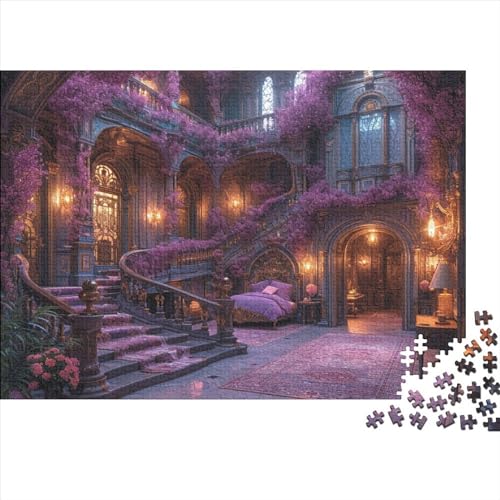 PMVCFRXA Puzzel voor binnenruimte van verschillende huizen, 1000 stukjes, puzzel voor volwassenen, binnenruimte, verschillende huizen, houten speelgoed, souvenir, 1000 stuks (75 x 50 cm)