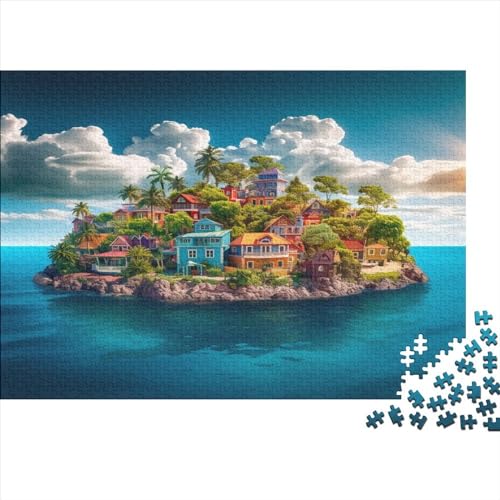 SkyClouf Vakantiebaai 500 stukjesVolwassen PuzzelImpossible Puzzle Vakantiebaai Uitdagende Woondecoratie Puzzel-Geschenk Moderne Wooncultuur 500 stuks (52 x 38 cm)