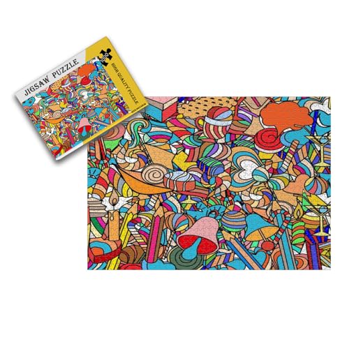 NASUT 1000 Stukjes Puzzel Tieners Leuke Puzzels Spelletjes 38 * 26cm