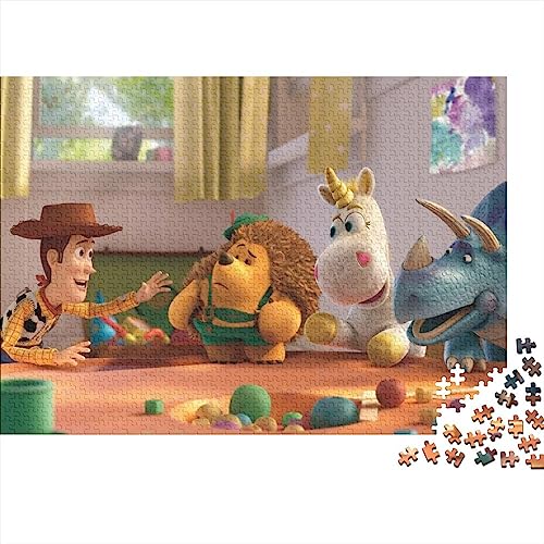 ROCILA 500 stuks Toy Story Multi Colour Puzzel, educatieve puzzel, cadeau, verpakking animatie, animatie, cartoon, 500 stuks (52 x 38 cm)