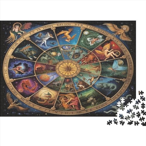 ORVXDTFA Star Map 500 stuks Mysterious Star Charts voor volwassenen en kinderen, elk stuk spel/ontspanning 500 stuks (52 x 38 cm)