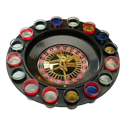 Premier Huishoudelijke Schot Roulette Drinkspel/Drinkspel/Roulette Wiel/Volwassen Party Games/Drinken Roulette Game / 16 Shot Bril