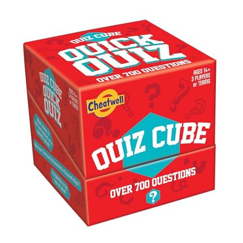 Cheatwell Games Quiz Cube Quick Quiz   Trivia-spel met 744 algemene kennisvragen