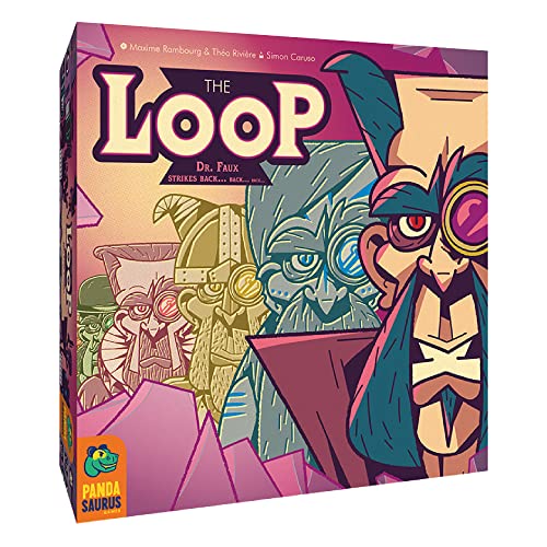 Pandasaurus Games The Loop Card Game   Coöperatief Strategiespel   Spannend sciencefiction tijdreisspel voor volwassenen en kinderen   Leeftijd 12+   1-4 spelers   Gemiddelde speeltijd 60 minuten   Gemaakt door