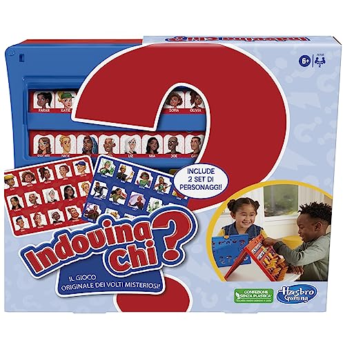 Hasbro Advies wie het originele bordspel van de raadsels voor 2 spelers, spelletjes voor kinderen en meisjes vanaf 6 jaar, plezier voor het gezin