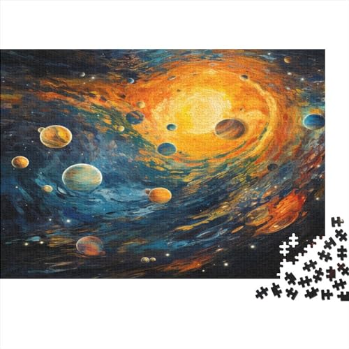 OPSREY Akosmischer Planeet Puzzel 1000 stukjes voor volwassenen, puzzels voor volwassenen, puzzel, vloerpuzzel en familiespel, 1000 stuks (75 x 50 cm)