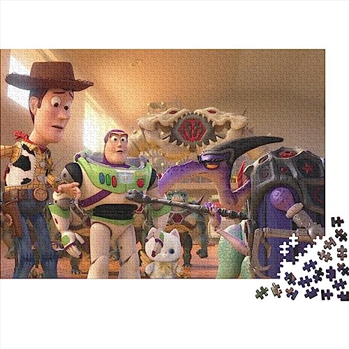 ROCILA 500 stuks Toy Story Multi Colour Puzzel, educatieve puzzel, cadeau, verpakking animatie, animatie, cartoon, 500 stuks (52 x 38 cm)