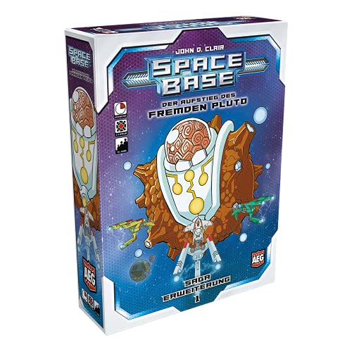 Alderac Entertainment Group Asmodee Space Base: De opstap van de vreemde Pluto, uitbreiding, familiespel, strategiespel, Duits