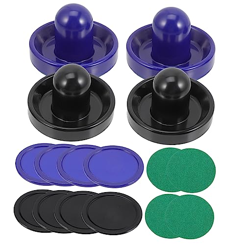 Milisten 1 Set Air Hockey Airhockey Tafel Airhockey Schijven Accessoires Voor Gamingbureaus Hockey Pucks Lucht Desktop Speelgoed Tafelhockey Puck Kunststof Speelt Pvc Ijshockey Tafel Mini