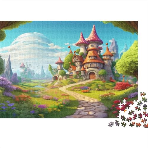 LZQZHQYY Wonderland Puzzelspel voor volwassenen, 300 stuks, houten puzzel met hoge resolutie, onmogelijk, kennisspeelgoed, puzzel voor familiespel, 300 stuks (40 x 28 cm)