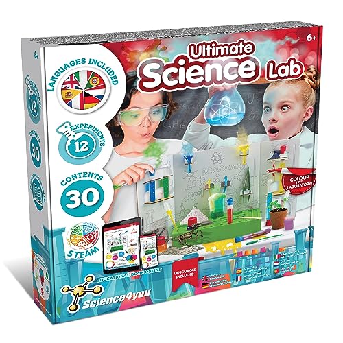 Science4you Wetenschapslab voor kinderen Educatieve wetenschapskits voor kinderen, Wetenschapsexperimenten, spellen, wetenschapsspeelgoed, wetenschapscadeaus voor jongens en meisjes van 6 jaar oud