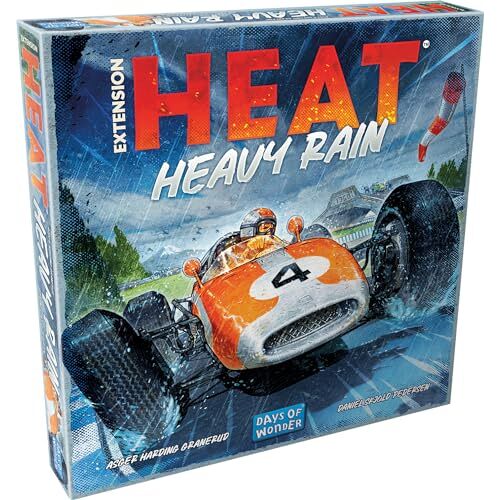 ASMODEE Days of Wonder Heat Uitbreiding: Heavy Rain Bordspellen Bordspellen Racespellen vanaf 10 jaar 1 tot 7 spelers Franse versie