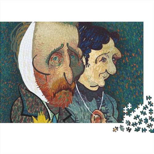 LENTLY Van Gogh Asse-tête Persoonlijke Puzzel Réalisez Votre Propre Puzzel Persoonlijk Avec Votre Afbeelding Et Une Boîte Persoonlijke Jeux De Défi Pour La Famille 500 stuks (52 x 38 cm)