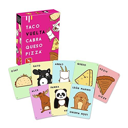 Ludilo Taco, draaien, geit, kaas, pizza   bordspellen voor kinderen van 8 jaar   bordspel   kaartspellen   cadeaus voor kinderen van 8 jaar of ouder   compatibel met originele Taco