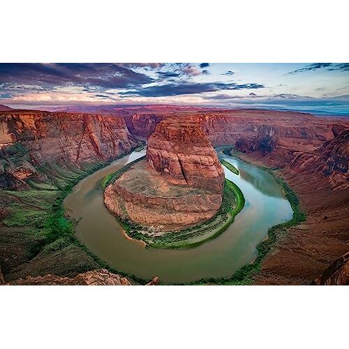 GUOHLOZ puzzel 1000 stukjes, puzzel voor volwassenen, puzzels voor landschappen, kwaliteit, Colorado, Canyon, Arizona, VS, Horseshoe Bend, 75x50cm