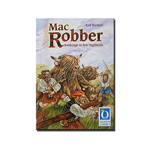 Queen Games Mac Robber, voor 3-5 spelletjes vanaf 8 jaar.