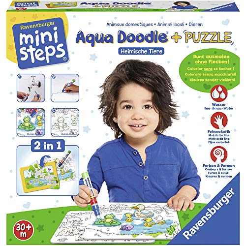 Ravensburger Aqua Doodle® Puzzle: Heimische Tiere