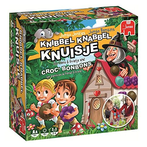 Jumbo Knibbel Knabbel Knuisje Original Bordspellen Kinderen vanaf 4 Jaar Nederlands Gezelschapsspellen kinderen