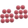 SUPVOX 16 Stuks miniatuur voetballen minivoetballen boomklimset desktop voetballen Speciaal vervangende tafelvoetbal mini tafelvoetbal ballen bevroren Amerikaans voetbal Accessoires rood