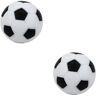 YARNOW 24 Stuks Tafelvoetbal Ballen Zwart-witte Voetballen Tafelvoetballen Kind