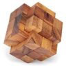 LOGICA GIOCHI Logica Puzzles art. Mega Burr Puzzel 3D Houten Puzzel Moeilijkheidsgraad 5/6 Ongelofelijk Puzzel voor Experts Leonardo da Vinci Collectie