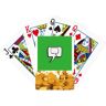 no/no Dagelijkse Taal Chat Dialoog Begrijpen Gouden Poker Speelkaart Klassiek Spel