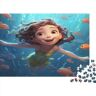 KONGNY Onderzeese legpuzzels voor volwassenen, educatieve spellen met 500 stukjes, onderzeese wereld, houten woondecoratie met nauwkeurig in elkaar grijpend ontwerp voor volwassenen en kinderen vanaf 12
