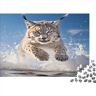 AmNooL Jungle Lynx Legpuzzels Voor Volwassenen Dierenpuzzel Puzzeluitdaging Educatief Spel Uitdaging Speelgoed Familieplezier Legpuzzels/Style/1000Pcs (75 * 50Cm)