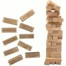 GERALD Vragen Tumbling Tower-Spel, 54-Delig Vragen Tumbling Tower-Spel, Stapelspel op Houten Bord