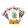no/no China Chengdu Panda Wordcloud Gold Poker Speelkaart Klassiek Spel