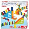 Noris 606062022 Domino Run Basic Set met 200 stenen en een oprijplaat voor een indrukwekkend parcour, vanaf 3 jaar