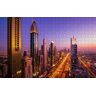 GUOHLOZ Puzzle 1000pc, Puzzle, Ages 12, Stad, Dubai, Sheikh Zayed snelweg, 75x50cm