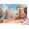 SAYOBO Pretpark puzzel 1000 stukjes puzzeluitdaging kinderspeelplaats puzzelkunstwerk familieplezier geestelijke uitdaging uitdagend entertainment Grips-spel 1000 stuks (75 x 50 cm)