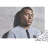 HESHS Kylian Mbappé puzzels voor volwassenen, Kylian Mbappé puzzel 1000 stukjes, voetbal houten houten puzzel, unieke vakantiegeschenken 500 stuks (52 x 38 cm)