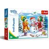 Trefl – The ik Family, Winterplezier met de iki – Puzzel met 30 stukjes – Kleurrijke puzzel met de helden uit de cartoon, Creatieve ontspanning, Plezier voor kinderen vanaf 3 jaar