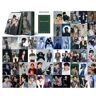 Musolaree 55 stuks Bangtan Boys Jungkook Fotokaarten Gold Bts Jungkook Lomo Cards Bangtan Boys BTS Album Lomo kaarten Bangtan Boys Merch Box Cards Cadeau voor Army Fans (JK GOLDEN3)