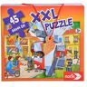 Noris 606038000-XXL, Reuzenpuzzle Brandweer, 45 Delen (64 X 44 Cm)