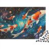 PMVCFRXA Koi Puzzel met 300 delen puzzel voor volwassenen Koi houten puzzel Een uiterst veeleisende gameplay 300 stuks (40 x 28 cm)