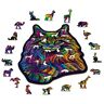 WOODEN.CITY Wooden City Wooden puzzle Rainbow Wild Cat